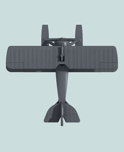1:144 Sopwith Baby 3d model