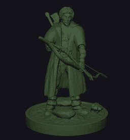 Male Ranger: 3 Poses 3d model