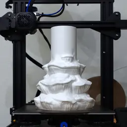 Mushroom vase “Gleophyllum Abietinum” 3d model