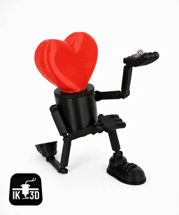 Heart Bulb Buddy / Tealight Holder 3d model