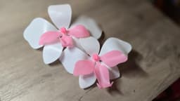 3D Printable Orchid Flowers – Shape with Heat Gun & Bring Your Orchid to Life! 3d model