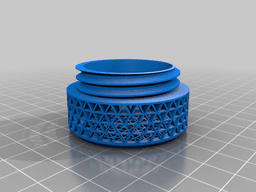 InSpool Dessicant Container for 2mm + beads. 3 Sizes 3d model