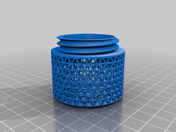 InSpool Dessicant Container for 2mm + beads. 3 Sizes 3d model