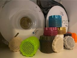 InSpool Dessicant Container for 2mm + beads. 3 Sizes 3d model