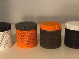 InSpool Dessicant Container for 2mm + beads. 3 Sizes 3d model