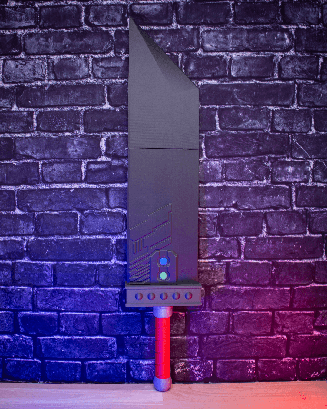 Buster Sword - Final Fantasty Cosplay Prop Kit | No Supports, No AMS, No Glue 3d model
