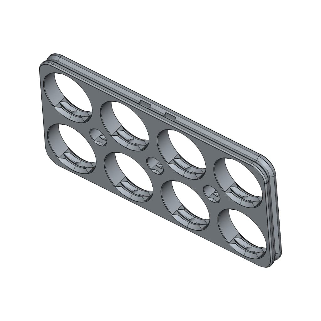 D-LOCK_PANEL.4X2-BLANK 3d model