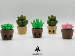 Succulent Clickers 3d model