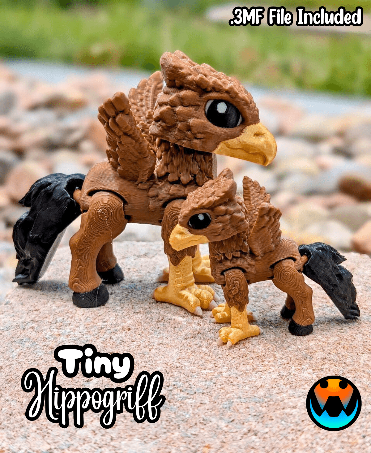 Tiny Hippogriff 3d model