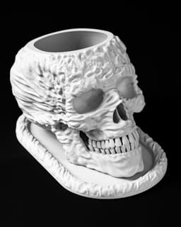 Skull Planter Pot by MODERN MACHINE 3d model
