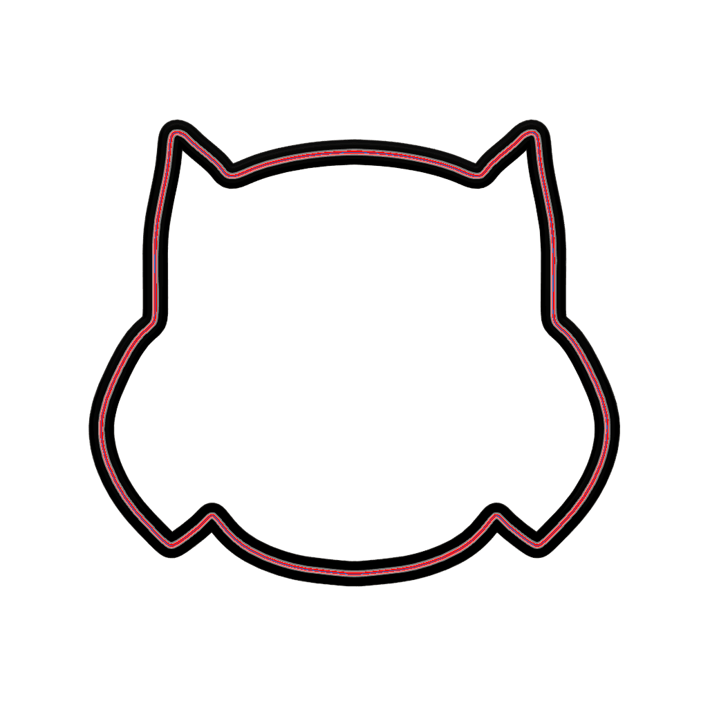 Owl Cookie Cutter STL File - 4 inches 3d model