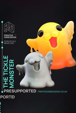 Tickle Monster - SCP - PRESUPPORTED - Illustrated and Stats - 32mm scale 3d model