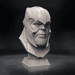 Thanos Head (Pre-Supported) 3d model