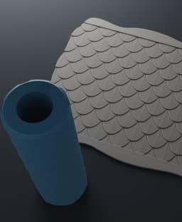 Texture Rollers Dragon and Fish Scales Vol.1 (1-3) 3d model