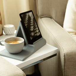 E reader charging stand 3d model