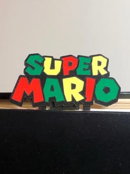 SUPER MARIO Bookmark 3d model