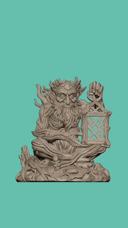 VANA-JYOTI: THE ETERNAL LANTERN SAGE 3d model