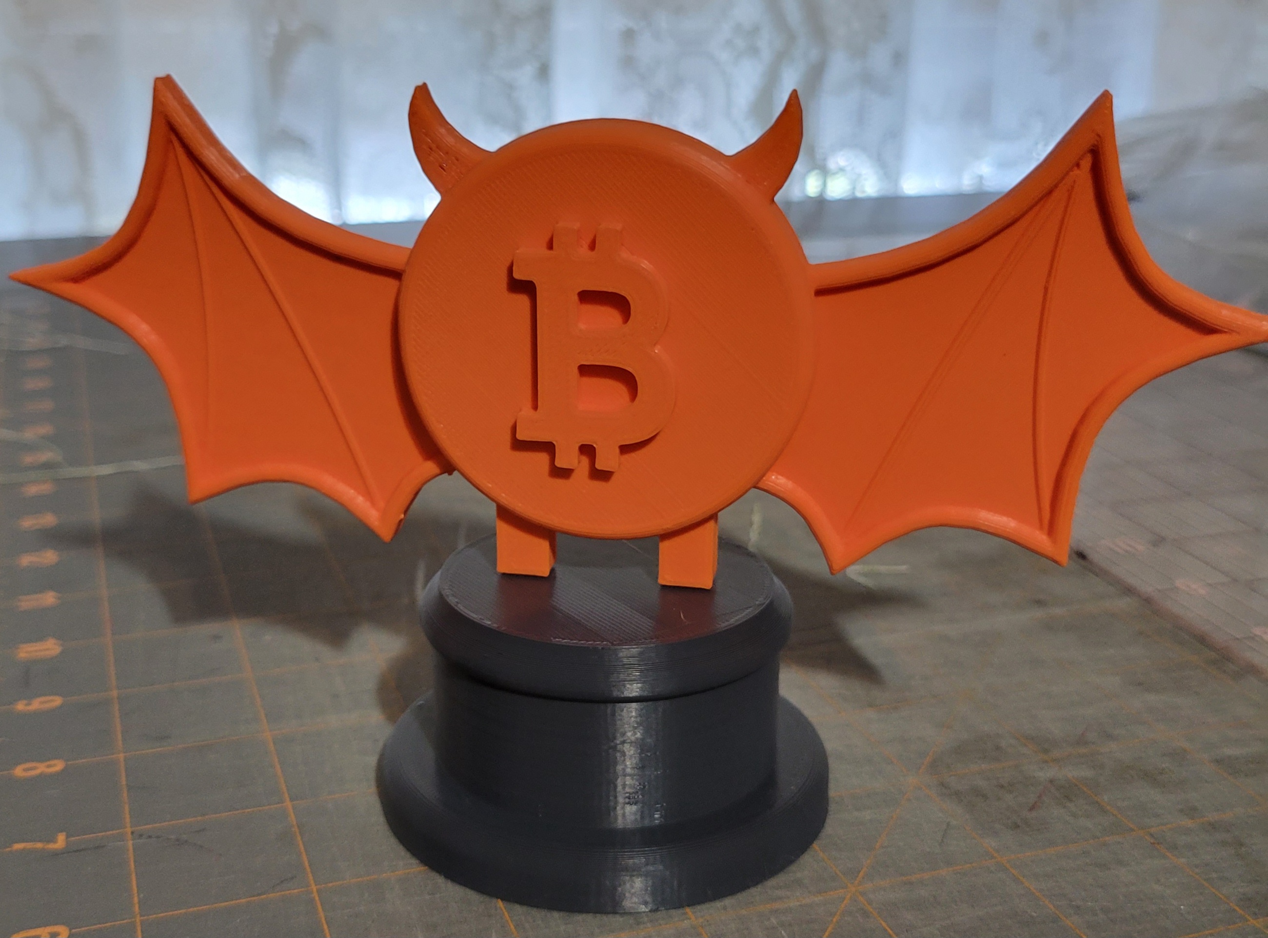 Bitcoin Bat 3d model