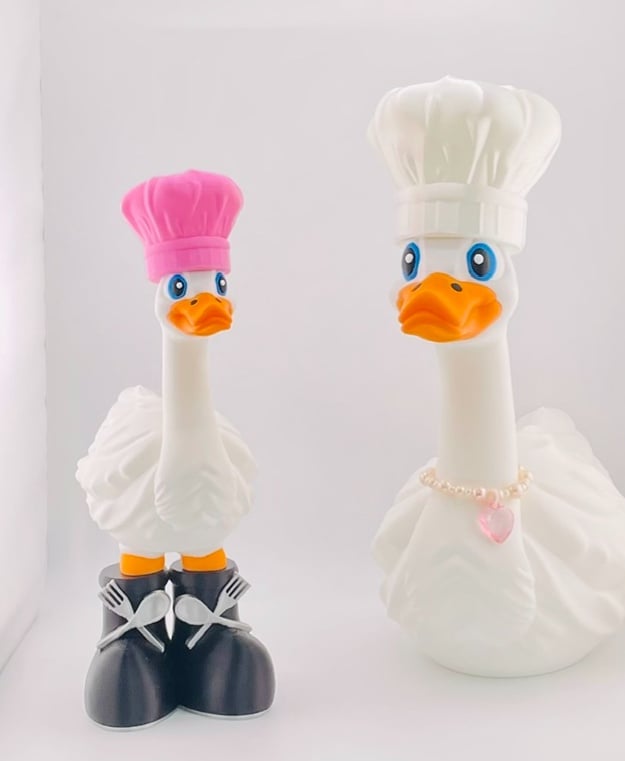Chef Goose Gear for Porch Goose 3d model