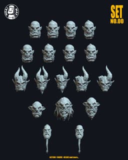 Head Pack SET.00 3d model