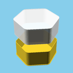 Hexagonal, nestable box (v1)