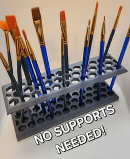 Paint Brush/Tool Stand | NO SUPPORTS NEEDED 3d model