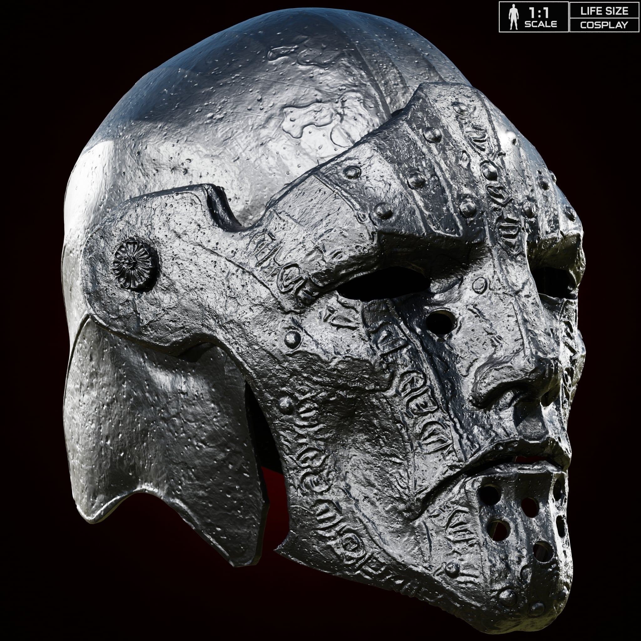 SOLOMON HELMET COSPLAY – Mortal Shell II Fan Art 3d model