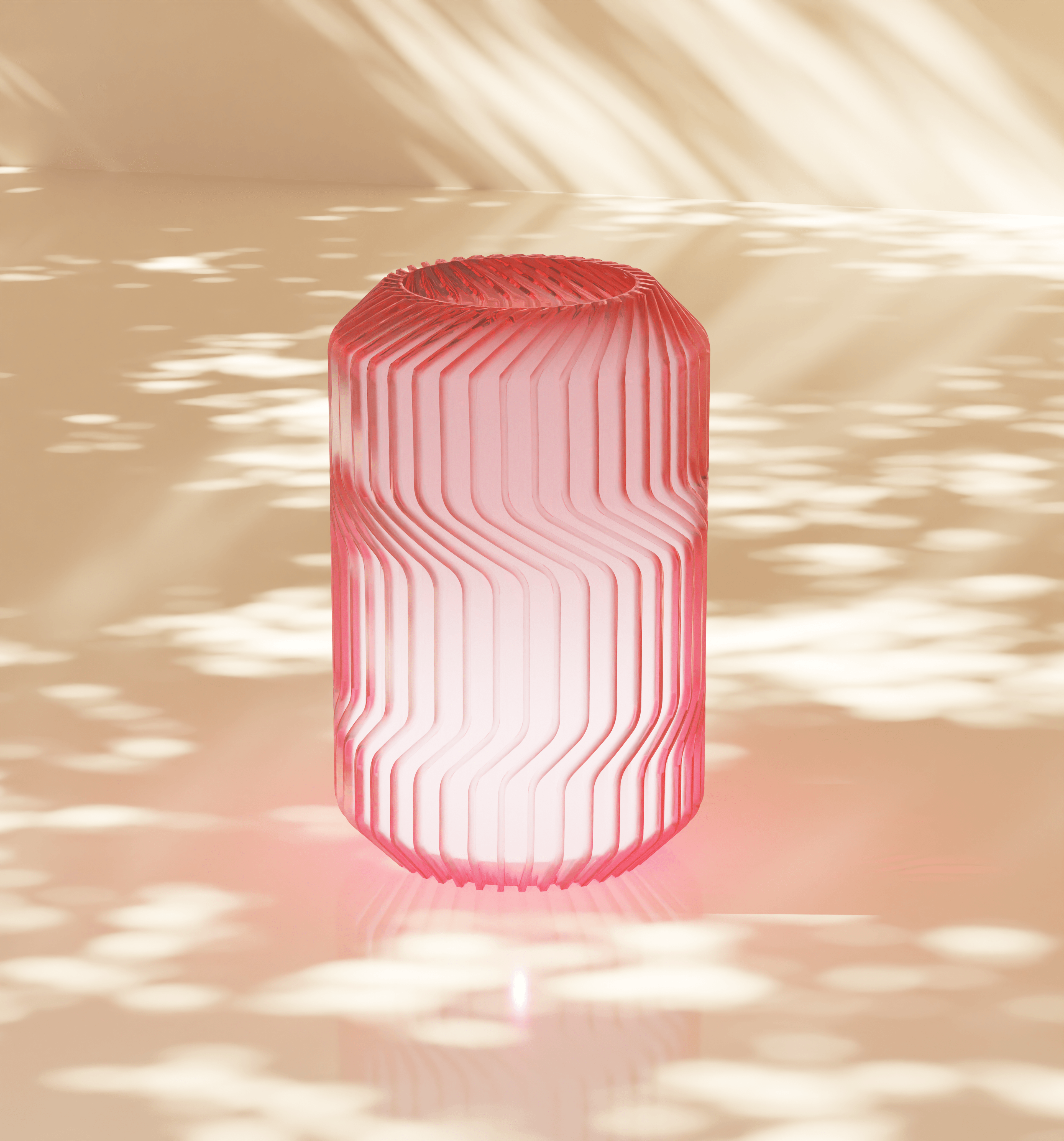 Stylish Patterned Lamp Design 3d model