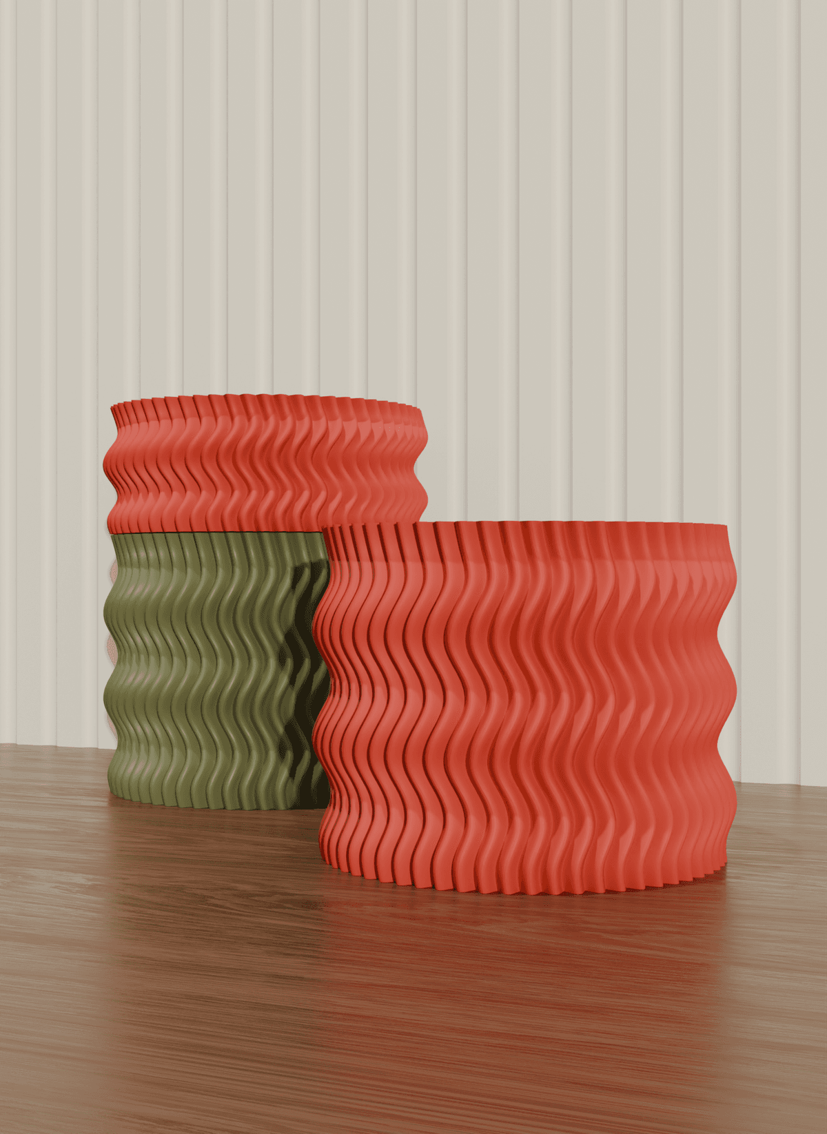 Stackable Tray Design Examples Ziggy modular stackable tray Z_2 - 3D model by ~ish design on Thangs