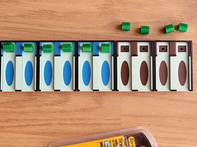 Modular Key Organizer - Parametric Text - No MMU 3d model