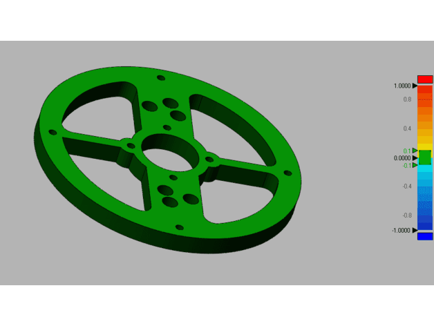 Kinetic Sculpture Reverse Engineered CAD Model 3d model