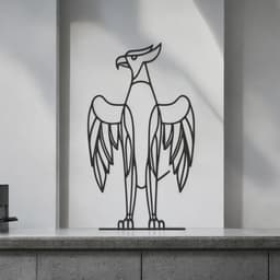 Griffin Line Art - Desktop Line Art 3d model