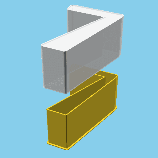 DIGIT SEVEN, nestable box (v1) 3d model