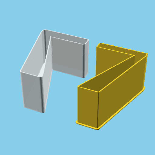DIGIT SEVEN, nestable box (v1) 3d model