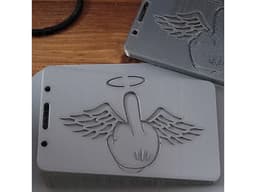 Flying F*ck ID Holder 3d model