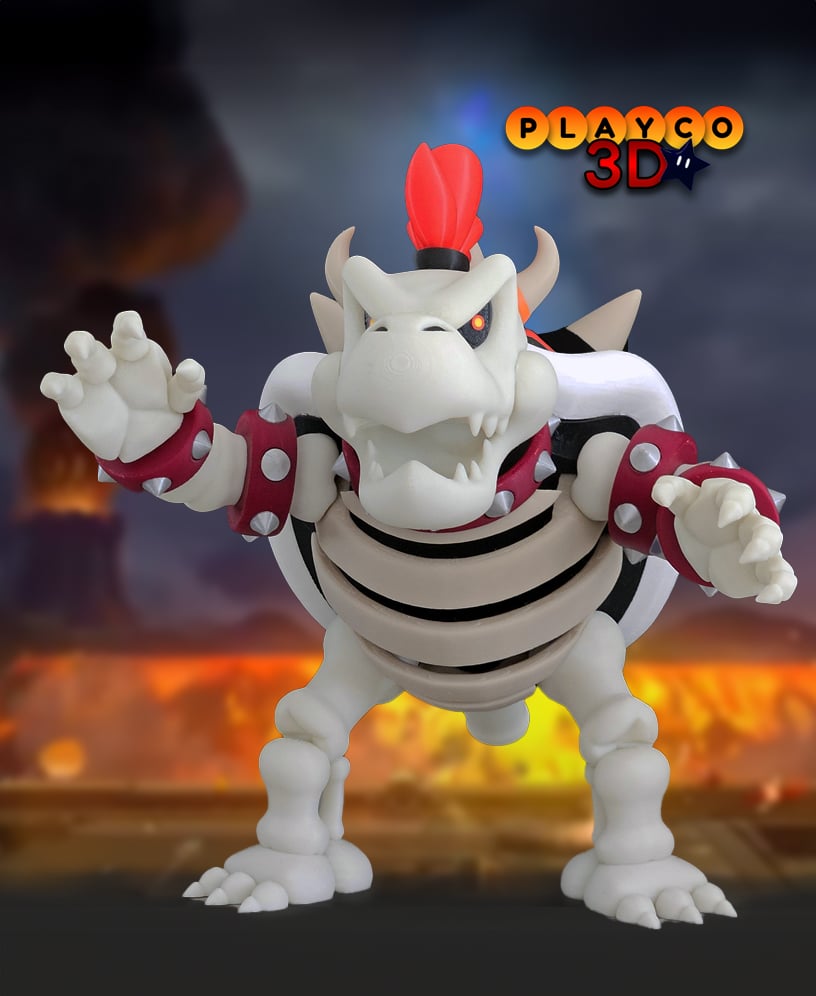 Dry Bowser 3d model