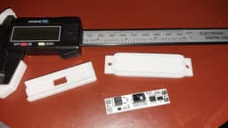 LED strip touch-free switch housing 3d model