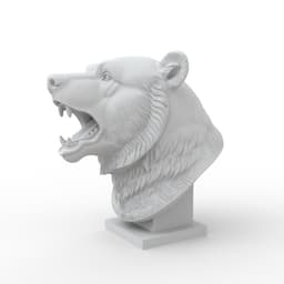 Bear Head 3d model