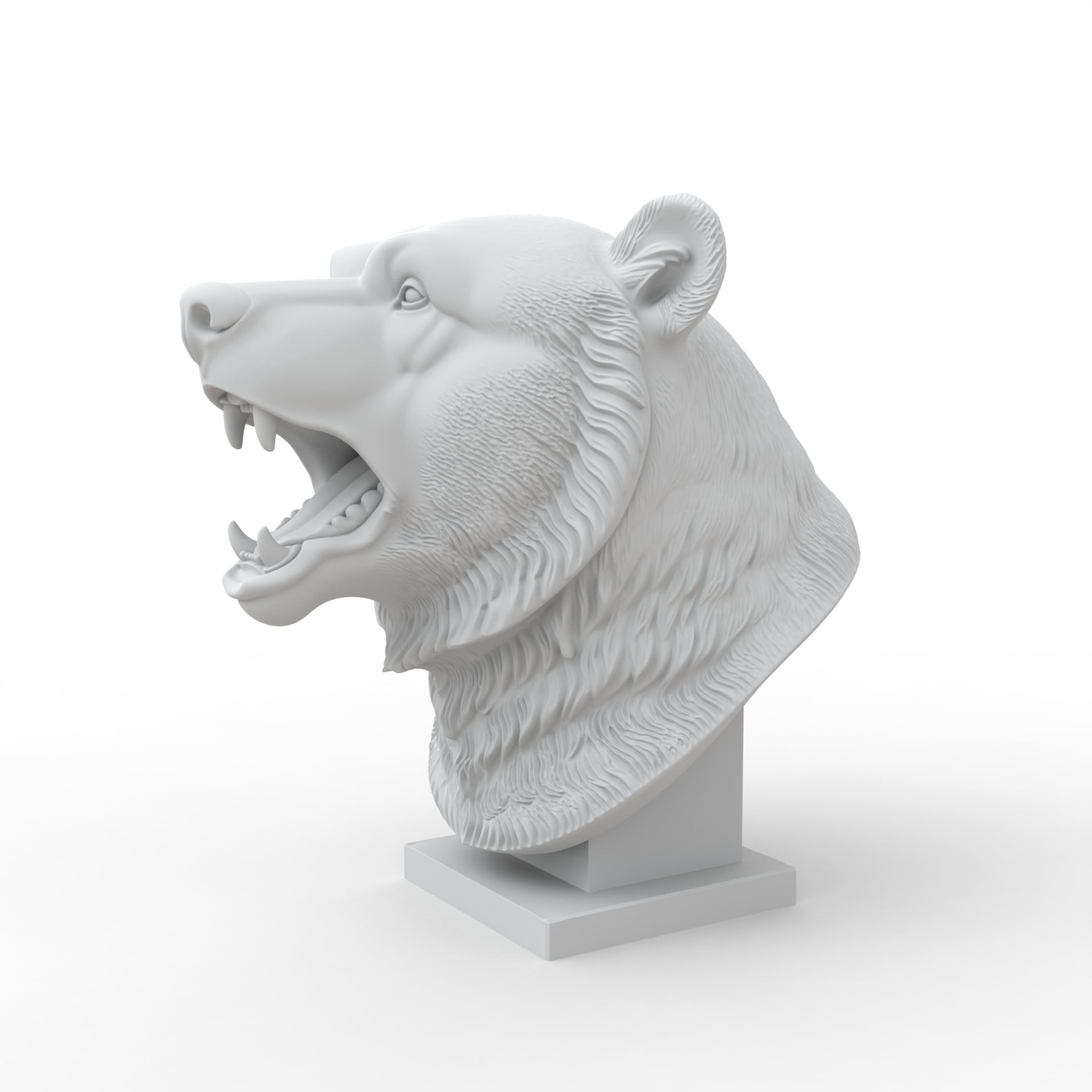 Bear Head 3d model