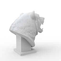 Bear Head 3d model