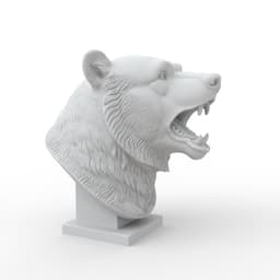 Bear Head 3d model