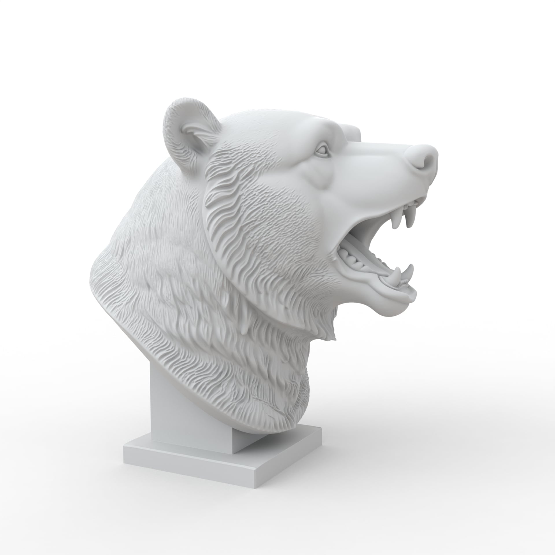 Bear Head 3d model