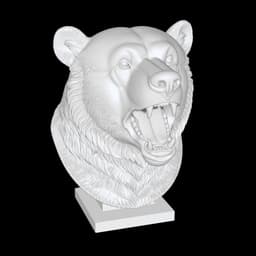 Bear Head 3d model