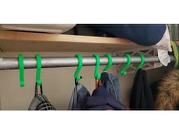 Coat hook For Pole-rod 3d model