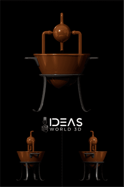 3D Printable Eolipila (Hero’s Engine) – Ancient Steam Device Replica 3d model