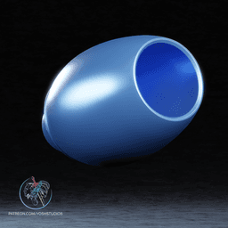 Mega Man Blaster 3D Printer STL File 3d model