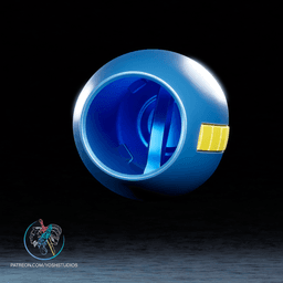 Mega Man Blaster 3D Printer STL File 3d model