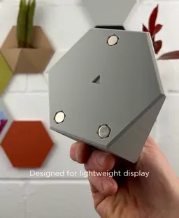 HEDRA, Modular Wall Ecosystem - Starter Pack 3d model