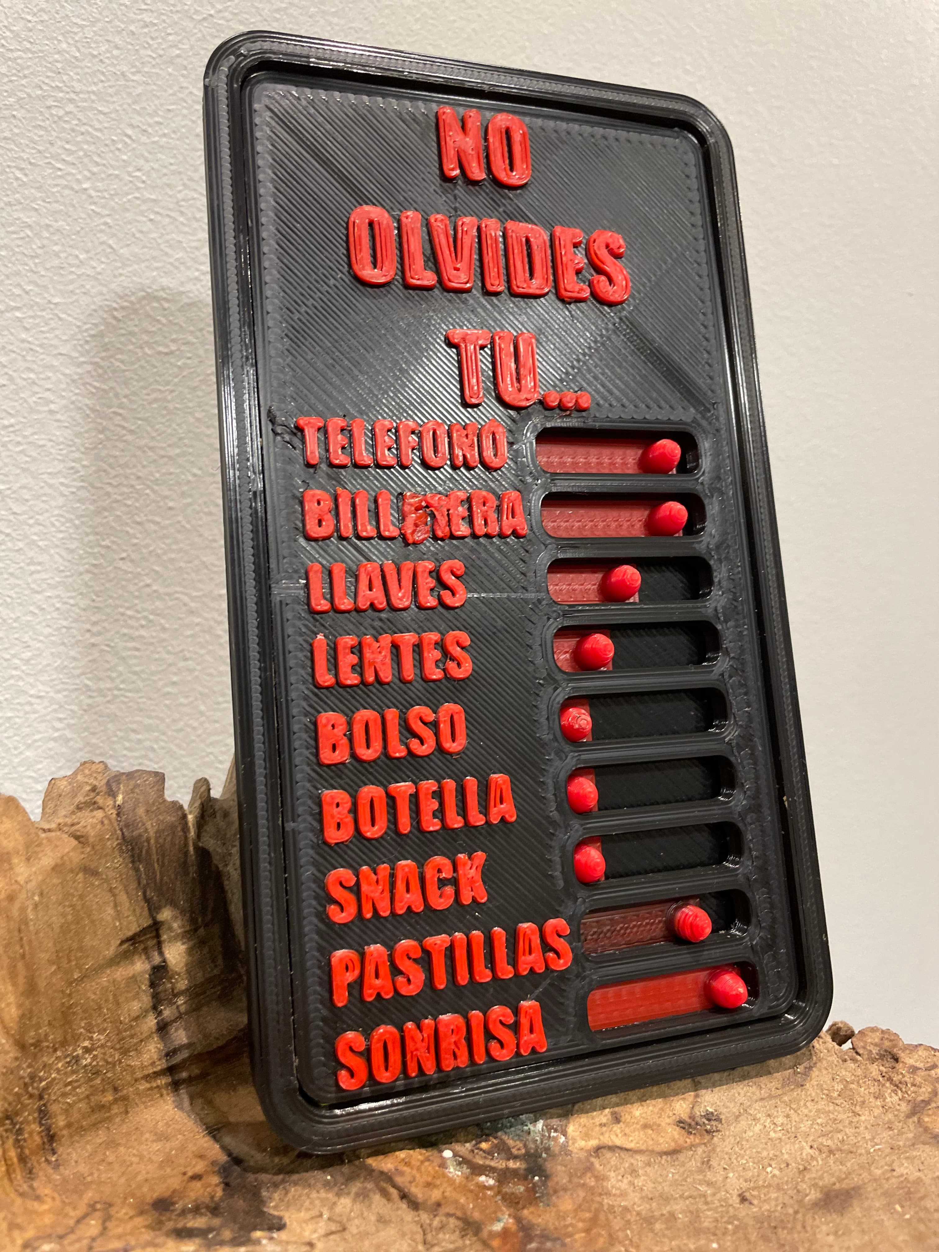 recordatorio de salida 3d model