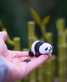 Playful Panda - Fidget Articulating Panda - Ludo 3D Printed Animal Flexy 3d model